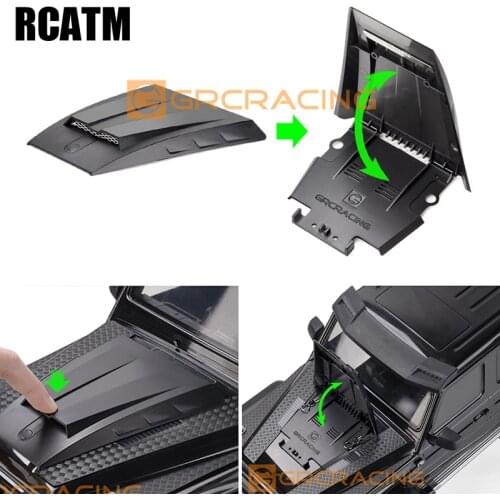 Cover a Brabus Hidden Car Shell Column Flap for 1/10 RC Crawler Car Traxas TRX-4/G500 TRX-6/G63