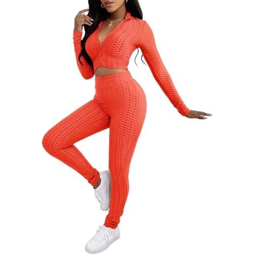 Women Set Workout Merbau Sportswear Gym Clothing Fitness Long Sleeve Short Top High Waist Leggings Sports Suits Ladies Clothes