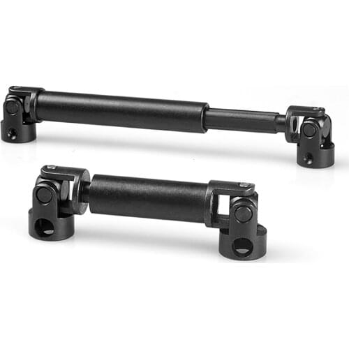 1 pair Metal Strengthened Steel Front Rear Center Drive Shaft for SCX24 C10 JLU B-17 RC Model Car Drive Shafts Accessories