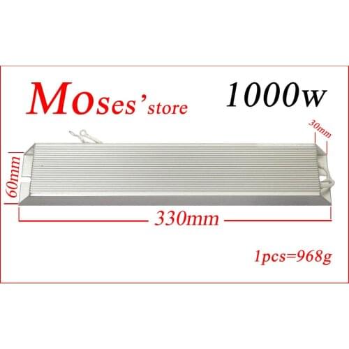 1000W 0.22 1 2 3 4 5 6 8 1k 200 ohm 100% Original new Aluminum Housed Wire Wound Resistance Braking Resistor +/-5% ( 10pcs )