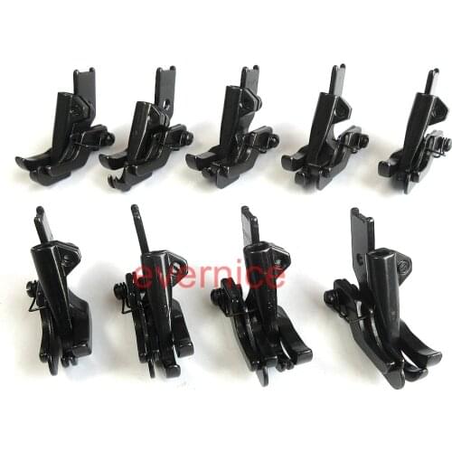 9 Sets Topstitch Walking Foot W/ Edge Guide For Juki Dnu-241 1541 Lu-562,563,1508