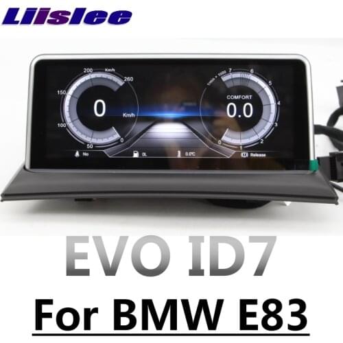 For BMW X3 E83 2003~2010 EVO ID7 CarPlay Adapter LiisLee Car Multimedia GPS Map 10.25"Android Audio Radio Stereo Navigation NAVI