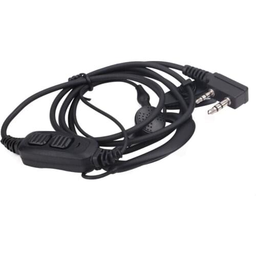 Baofeng Dual PTT Headset Earpiece With Mic For Baofeng UV-82 UV 82 Plus UV-82HP GT-5TP Walkie Talkie Radio Accessories