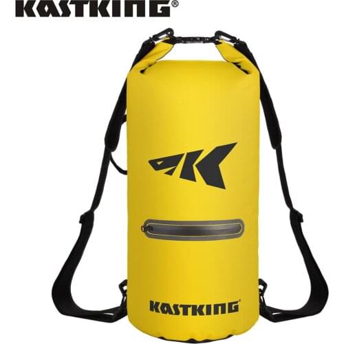 KastKing Cyclone Seal 100% Floating Waterproof PVC Material Dry Bag 10L/20L/30L For Boating Fishing Kayaking Rafting Swimming