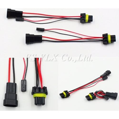 FSYLX 2pc 9005 hb3 9006 hb4 high beam HID Bi-xenon Adapter for the H1 D2S HID Bi-xenon headlight retrofit harness socket cable