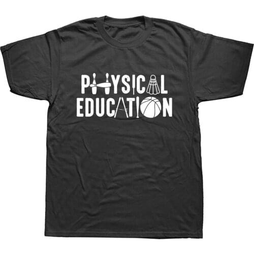 Physical Education Teacher Basketball Teaching Unisex Graphic Fashion New Cotton Short Sleeve T Shirts O-Neck Harajuku T-shirt