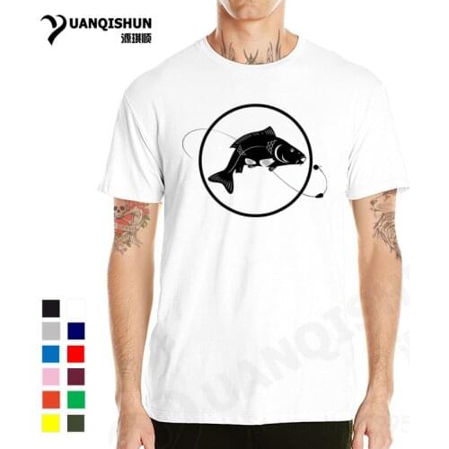 YUANQISHUN 2017 New Angling T-shirt Fish Bait Carp Angling Funny T Shirt New Fashion MenS Tshirt Holiday Comfort Tops Tee 3XL