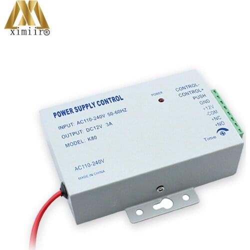 Hot Sale 12V3A Power Supply For Access Control 110-240v 50-60hz Access Control XM-P03 Power Supply Switch Power Supply