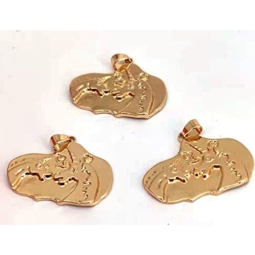 Hzew 5pcs love necklaces two unicorns in love pendant charm unicorn charms for women man Accessories