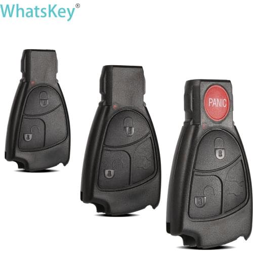 WhatsKey 3 Button Key Smart Remote Key Shell Fob Case For Mercedes For Benz B C E S GML CL CLS CLA CLK W203 W204 W210 W211 W212