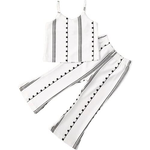 Citgeett Summer Newborn Infant Baby Kid Girl Striped Bodysuit Romper Jumpsuit Pants Sunsuit Clothes Set