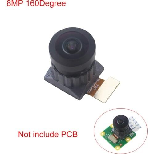 HD 8MP Raspberry Pi Camera Module IMX219 Sensor 160 Degree FOV for Raspberry Pi 4B/3B+/3 Official V2 Camera 3280x2464 Resolution