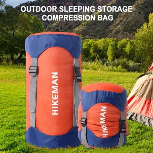 Outdoor Sleeping Bag Compression Sack Cotton Large Sundries Drawstring Storage Pouch Camping Equipment