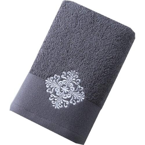 Home Blanket Decoration Terry Wedding Gift New Luxury Embroidery Adult Face Towels Bathroom 78*35 Cm Large Bath Cover Hotel