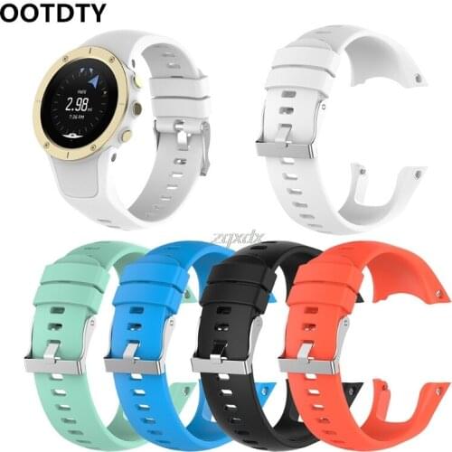 OOTDTY Silicone Replacement Wrist Band Strap For Suunto Spartan Trainer Wrist HR Watch