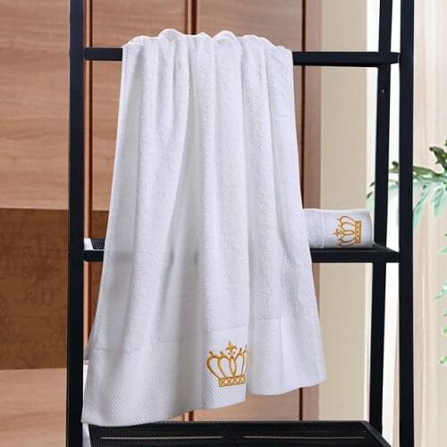 Plus Size 80x160cm thick Super Absorbent Towel Cotton White Face Towels Bathroom Towel Designers Towel Personal customized logo