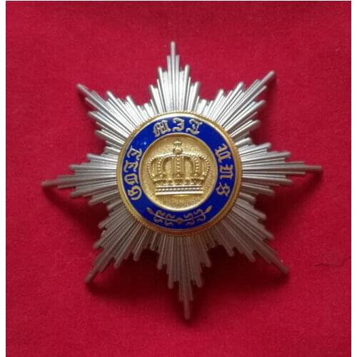 WWI WW1 GERMAN GERMANY Breast Star of Order of the Prussian Crown Replica MEDAL BADGE 5605101