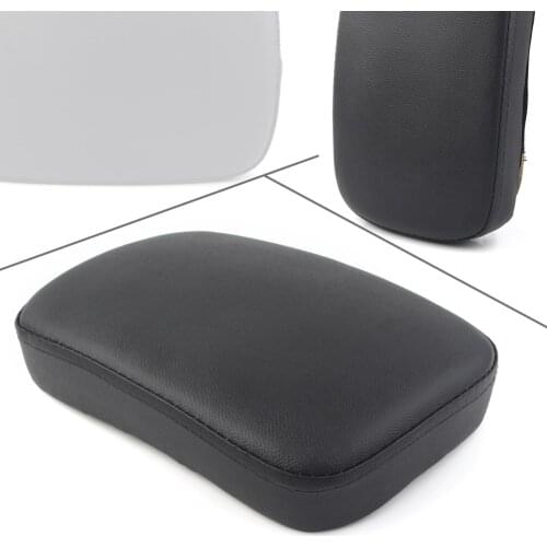 Motorbike Rear Pillion Passenger Pad Seat 6 Suction Cup Universal For Harley Davidson Bobber Chopper Custom