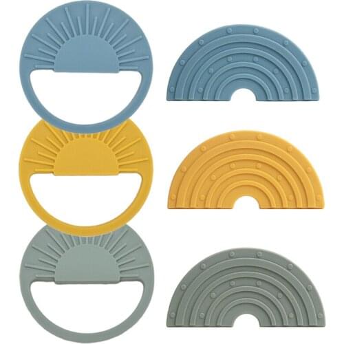 1pcs Baby Silicone Teethers BPA Free Newborns Molar Soothing Teething Toy Sucking Thumb Toys Silicone Chewing Teether Toy