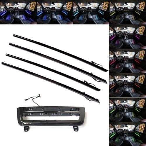 9 Colors Car Door Dash Panel Light Trim Black Strips LED Ambient For BMW F30 F31 3Series 2012 2013 2014 2015 2016 2017 2018 2019