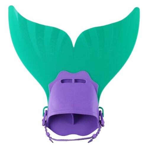 Kids Swimming Fins Training Flipper Mermaid Swim Fin Swimming Foot Flipper Diving Feet Tail Monofin FOR Kids