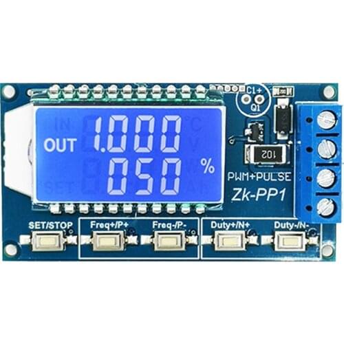 Dual Mode PWM PULSE Square Wave Rectangular Wave Signal Adjustable Generator Control Module DC Stepper Motor Drive Driver Board