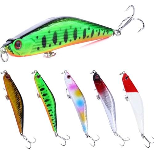 HENGJIA 1PCS Pencil 8.5cm 15g Winter Sea Hard Sinking Fishing Lure VIB Bait With Lead Inside Diving Pesca Fishing Tackle