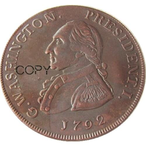 1792 Washington Grate One Penny Copper Copy Coin