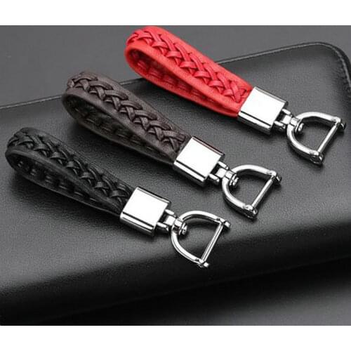 Lambskin Leather+Metal Car-Styling Keychain Car Home KeyRing Holder Housekeeper For Nissan Bmw Honda Skoda KIA Hyundai Toyota