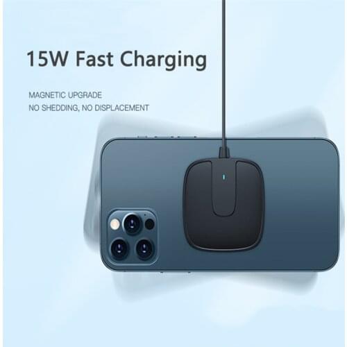 Magnetic Wireless Charger For iPhone 12 Pro Max 12 12mini 12pro Portable 15W Qi Wireless Charging Fast Charging Pad