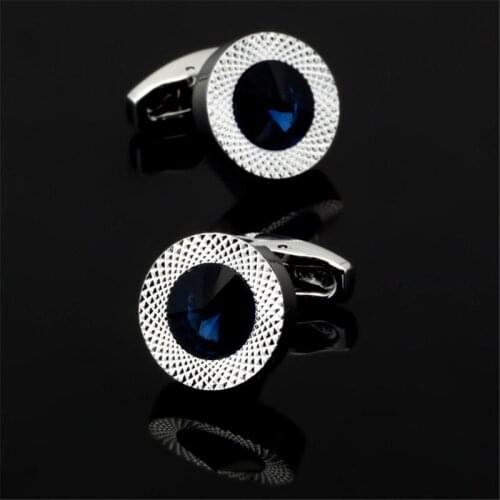 High quality mens wear brand gifts cuff button, Austria cats Eye Crystal cuff button, 3 double package sale