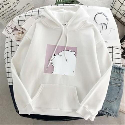 Harajuku Oversized Kangaroo Pocket Kawaii Hoodies Casual Vintage Korean Pullovers Ulzzang Women Loose Plus Size Tops Sweatshirts