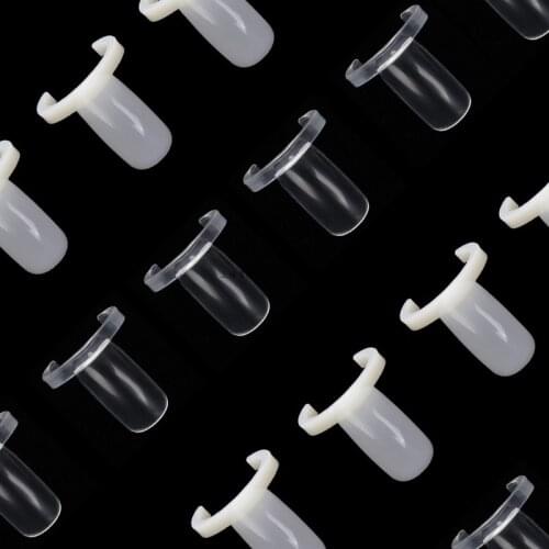 New Arrivals 50Pcs Full Nail Tips False Nails Plastic Nail Polish Color Swatch Display Card Ring for Nail Art Display Nail Tools