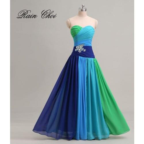 RAIN CHOI Womens Evening Chiffon Dresses