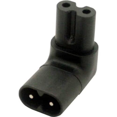 Figure 8 IEC IEC320 IEC 320 C7 to C8 90 Degree Up Down Angled Right Angle AC Power Adapter Connector Extension