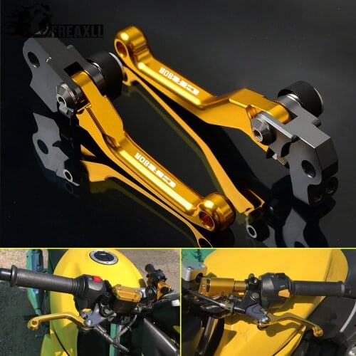 Motorcycle Dirt Bike Pivot Brake Clutch Levers Handle for Honda CR80R/85R 1997 1998 1999 2000 2001 2002 2003 2004 2005 2006 2007