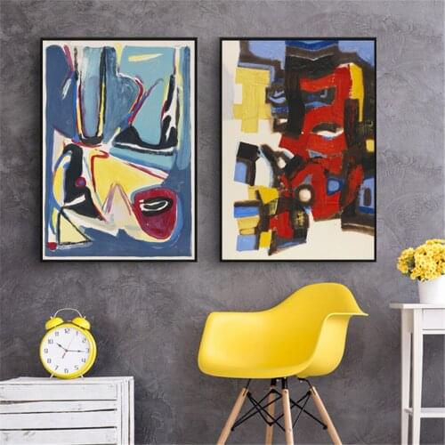 Morden Colorful Graffiti Poster Canvas Print Painting Wall Art Living Room Home Decoration