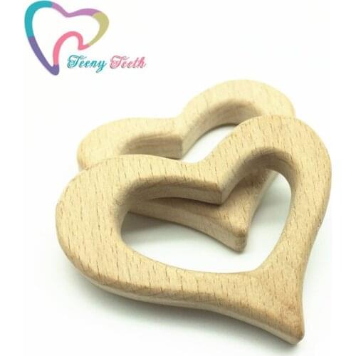 Teeny Teeth Heart Pendants