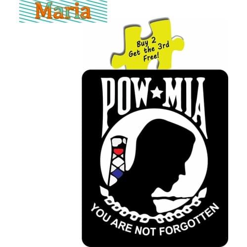 Vietnam Veteran POW-MIA Supports Our Military Truck Car Bumper Decal Sticker Auto Parts Waterproof PVC