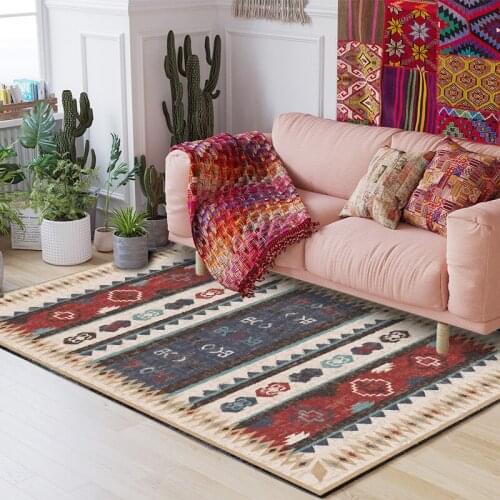 Vintage Moroccan Rug Used In The Family Living Room Bedroom Bedside Persian Rug Coffee Table Mat Bohemian Carpet Floor Mat