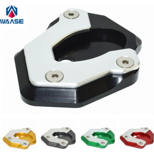 Waase For Kawasaki Ninja 650 2017 2018 2019 2020 Kickstand Foot Side Stand Extension Pad Support Plate