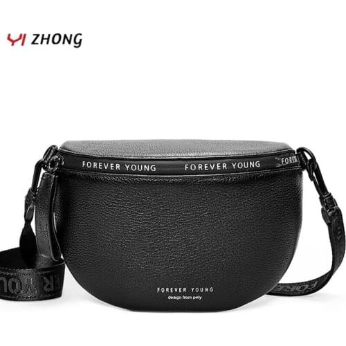 YIZHONG Genuine Leather Luxury Shoulder Bag Crossbody Bags for Women Large Capacity Messenger Bags Soft Travel Hand Bag Bolsa