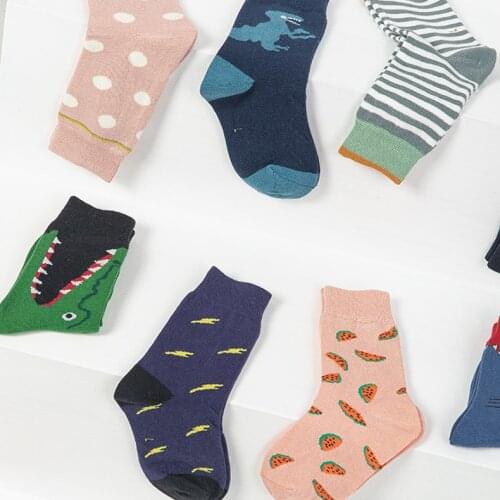 2020 New Childrens Socks Spring and Autumn Socks Cotton Socks Boys and Girls Fashion Socks Cool Babys Socks