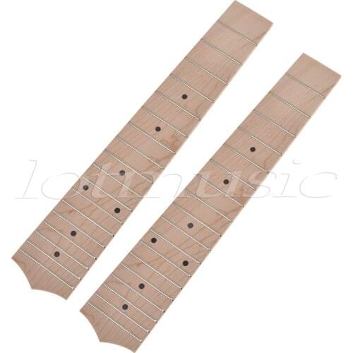 Kmise Mahogany 23 inch Concert Ukulele Neck For Concert Ukulele Luthier Parts Pack of 2