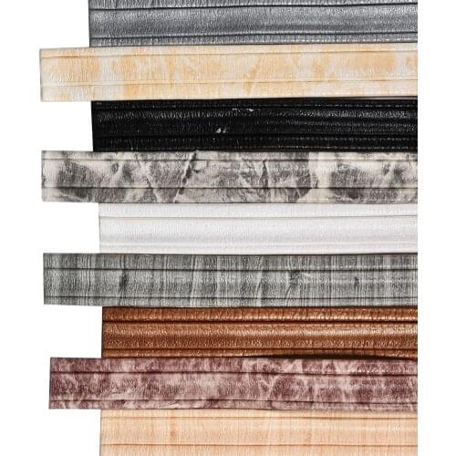 235cm 3D Self-Adhesive Skirting Sticker Foot Line Wall Decal Wall Stickers Background Decor DIY Bedroom Wall Corner Decoration