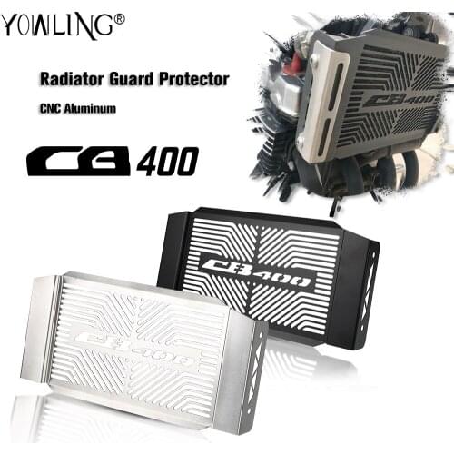 For HONDA CB400 VTEC 1999-2010 Motorcycle Accessories Radiator Grille Guard Cover Protector CB400SF CB 400 SF 400SF 1992-1998