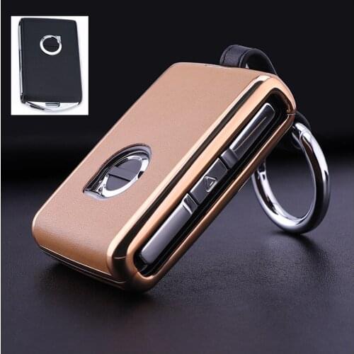 PC Car Key Case Cover Shell for Volvo XC90 S90 V90 XC60 Car Remote Control Key Protective Shell Auto Accessories