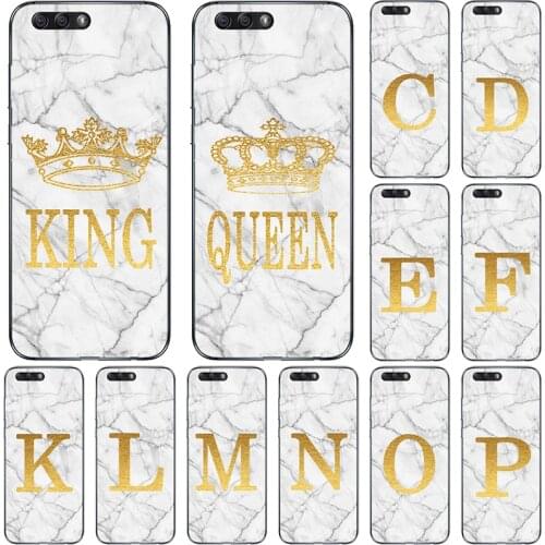 Phone Case For Asus Zenfone 4 ZE554KL 5.5 inch White Marble Golden English Letter Fashion Name Back Cover Shell Fundas