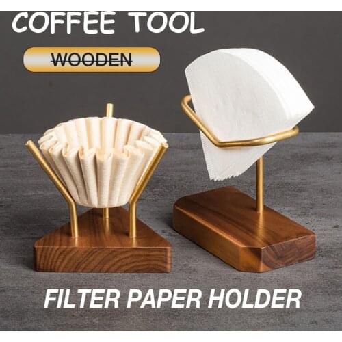 Wooden V60 Filter Paper Rack m Stand Coffee Tools Household Coffee Accessories For Barista