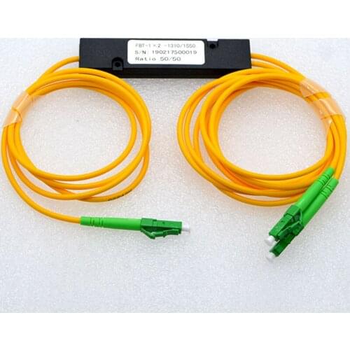 GONGFENG 10pcs New Optical Fiber Connector 1:2 Splitter Optical Fiber Splitter,Tapered Box LC Splitter Special Wholesale